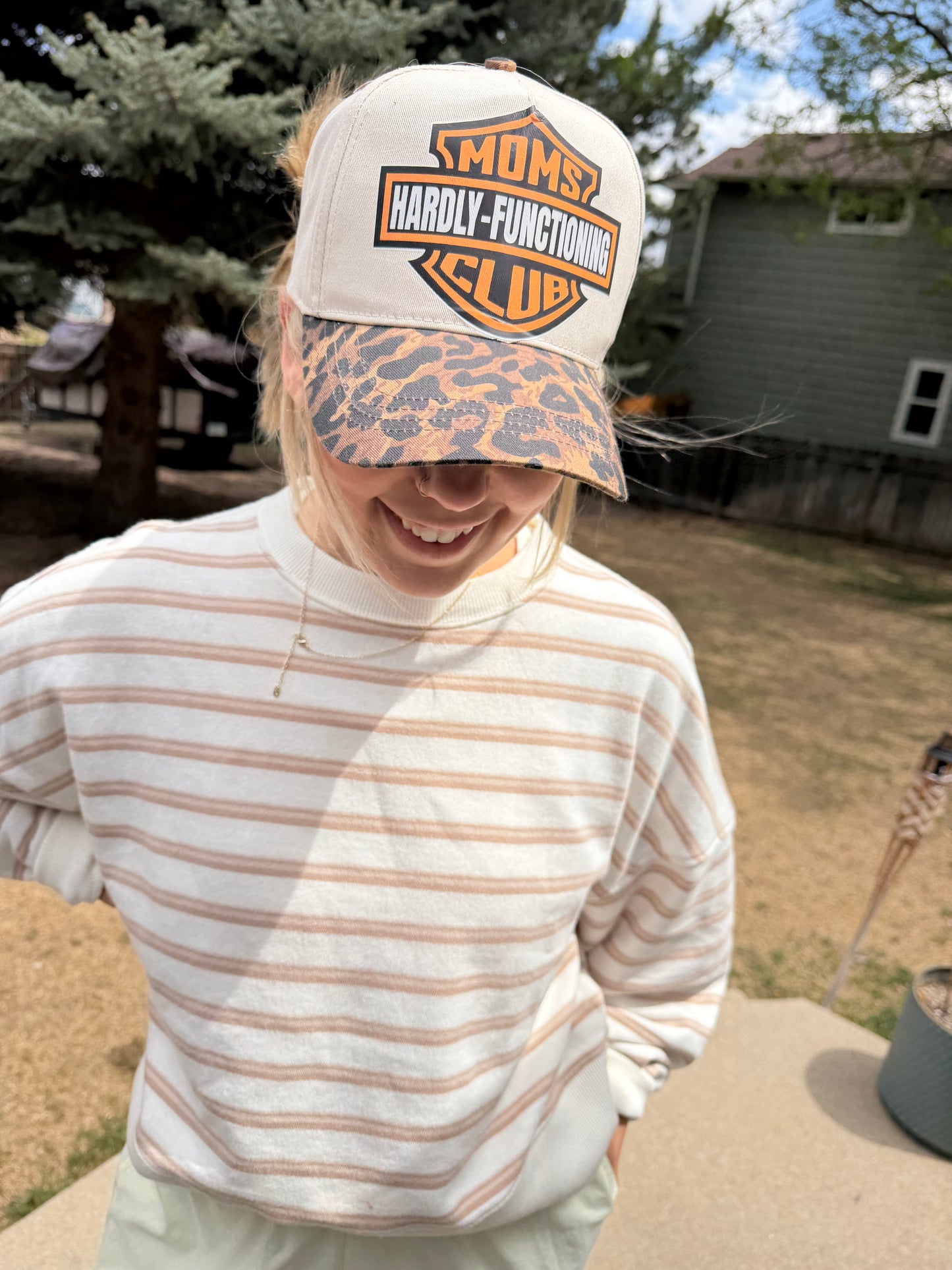 Moms Hardly Functioning Trucker Hat