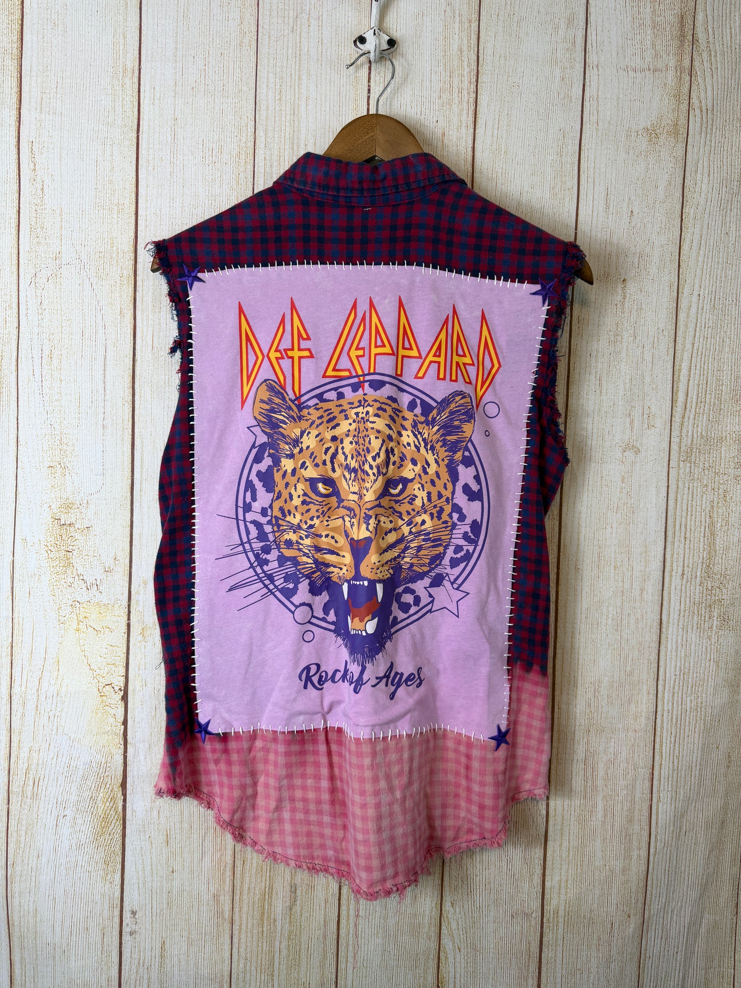 Def Leopard Ombré Cut Off