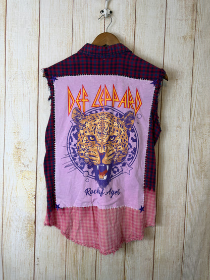 Def Leopard Ombré Cut Off