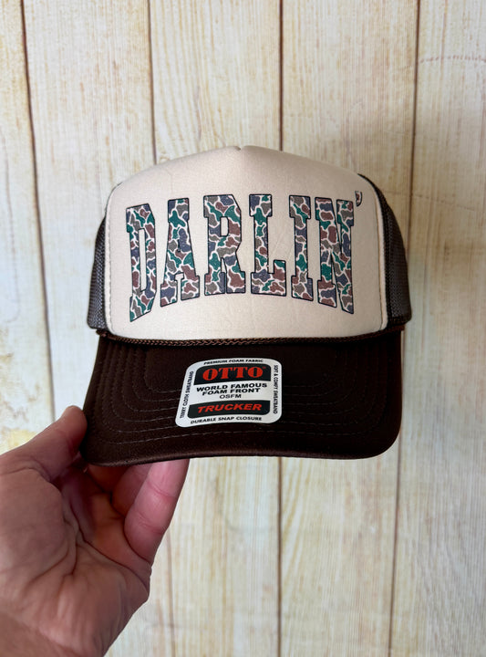 Darlin’ Camo Trucker Hat
