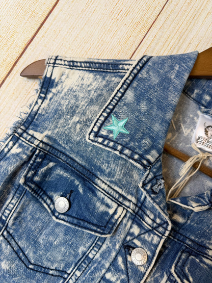 KISS Acid Washed Vest