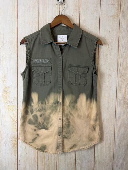 Rolling Stones Camo Tongue Vest