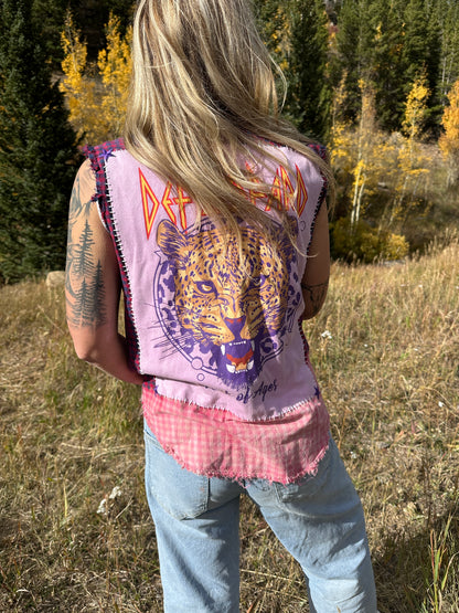 Def Leopard Ombré Cut Off