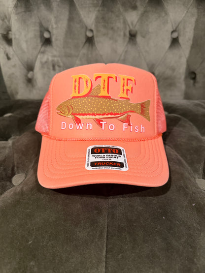 DTF “Down To Fish” Trucker Hat
