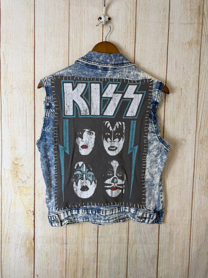 KISS Acid Washed Vest