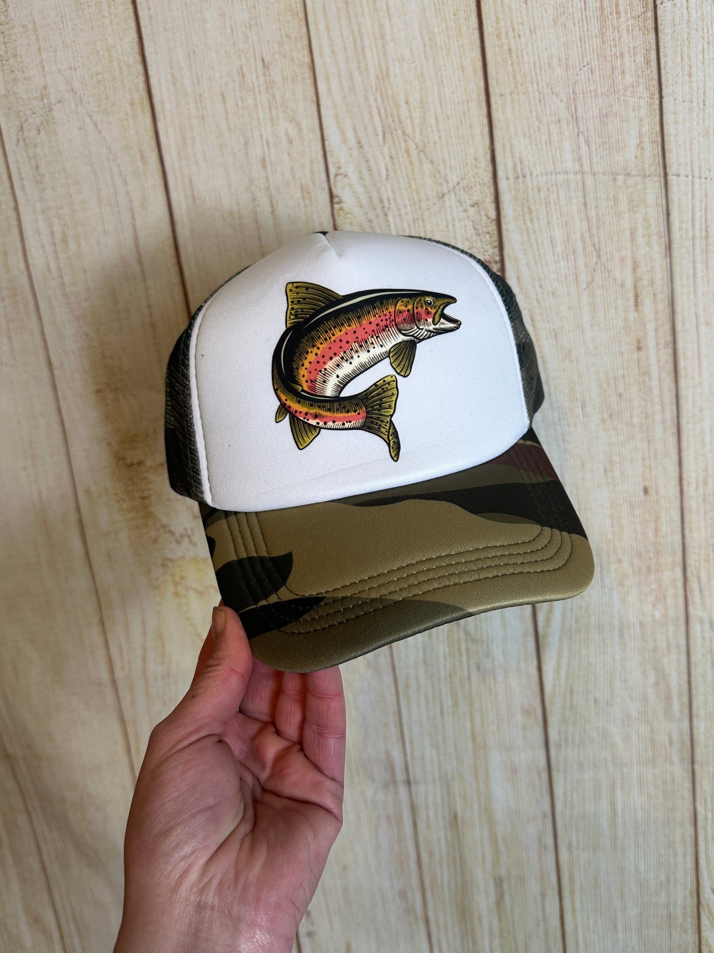 Trout Camo Trucker Hat